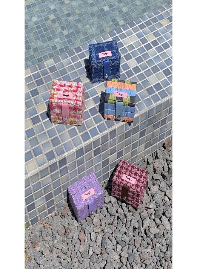 Tagi. Dotted Fruit Knitted Jewelry Storage Box (Denim Tasse,Mini) - Image 5